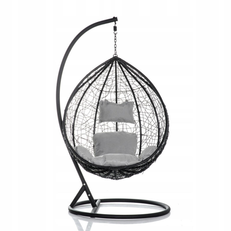 FOTEL WISZĄCY KOKON HUŚTAWKA KOSZ BUJANY OGRODOWY
