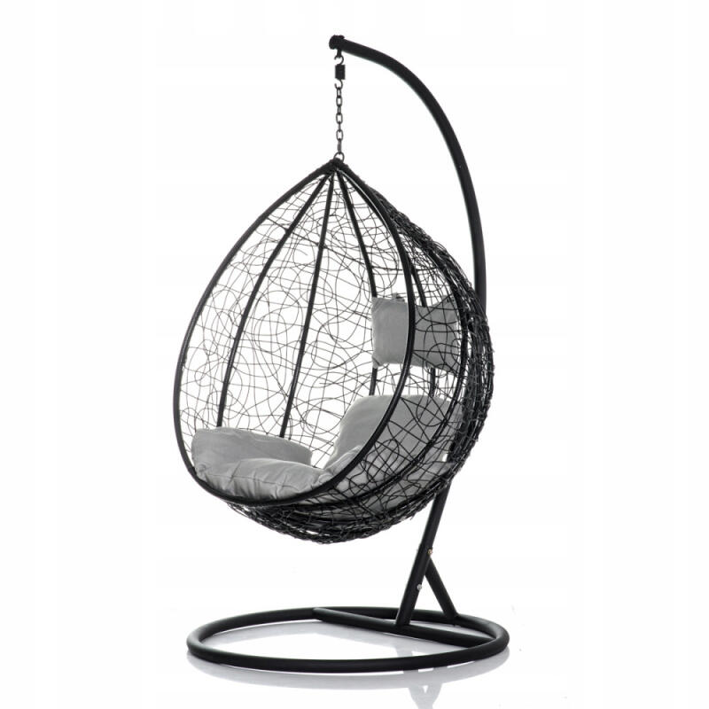 FOTEL WISZĄCY KOKON HUŚTAWKA KOSZ BUJANY OGRODOWY