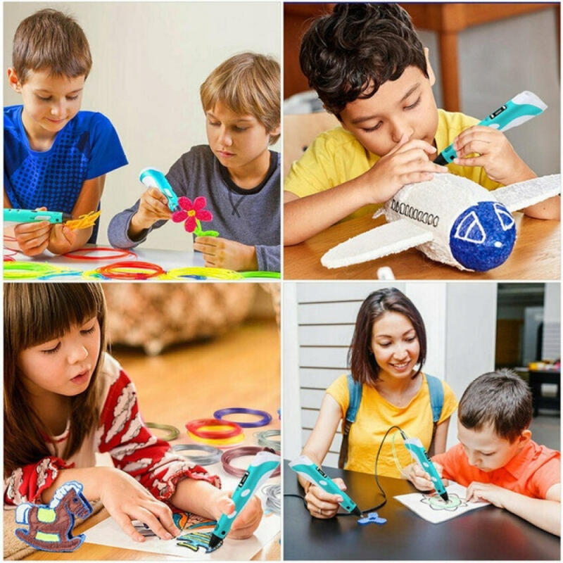 DŁUGOPIS DRUKARKA 3D PEN + WKŁAD WZORY ZESTAW HIT