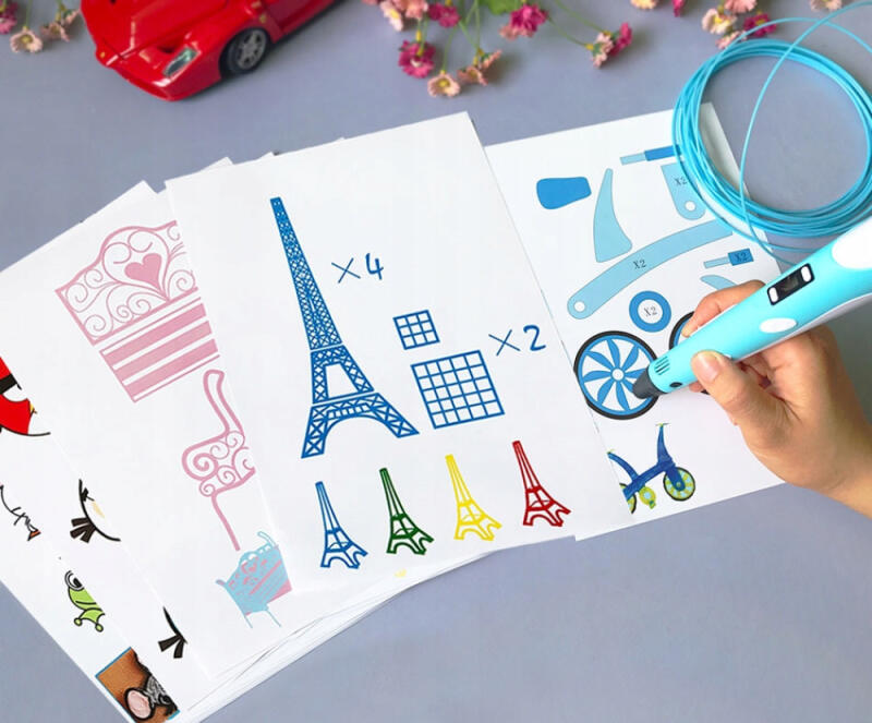 DŁUGOPIS DRUKARKA 3D PEN + WKŁAD WZORY ZESTAW HIT