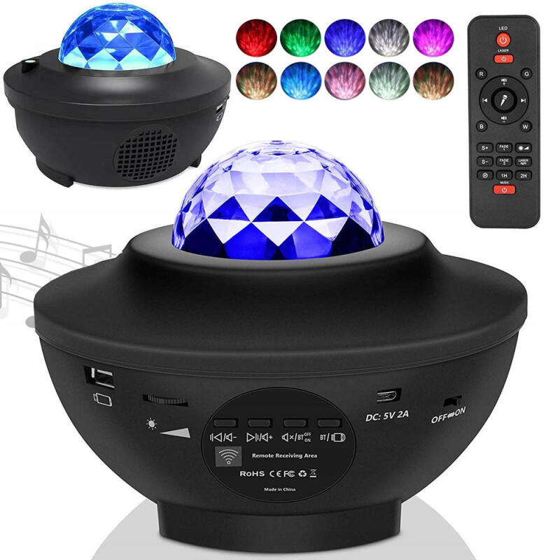 PROJEKTOR GWIAZD LAMPKA NOCNA RZUTNIK STAR LED 360