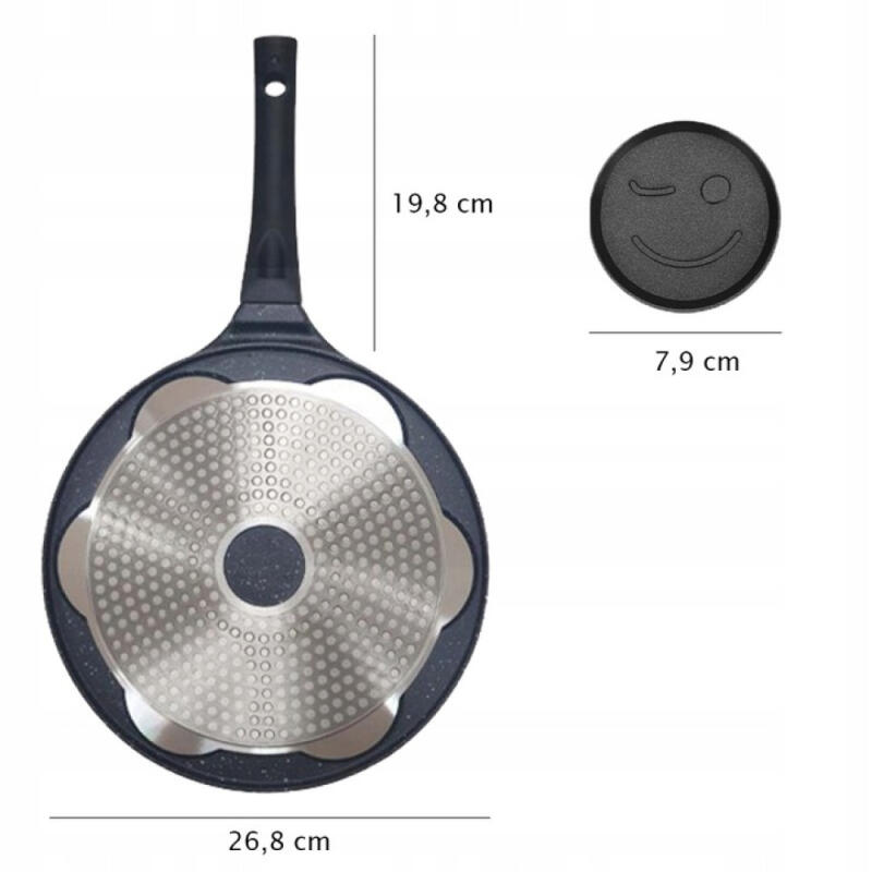 PATELNIA DO NALEŚNIKÓW JAJEK PLACKÓW INDUKCJA GAZ