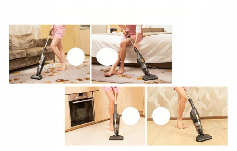 ODKURZACZ PIONOWY RĘCZNY SAMOCHODOWY 600W 2W1