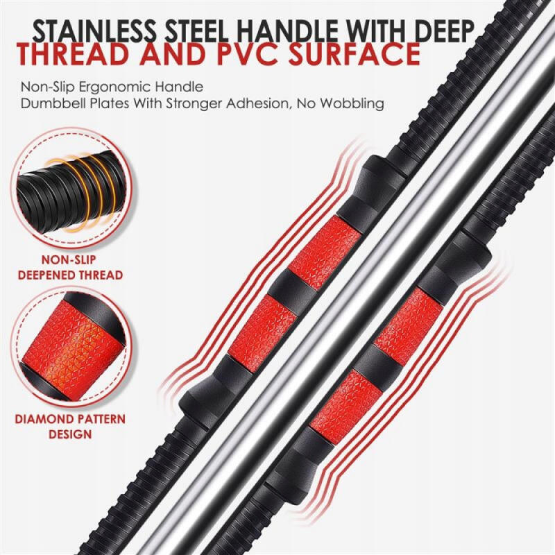 HANTLE REGULOWANE 30KG 2X15 SZTANGA