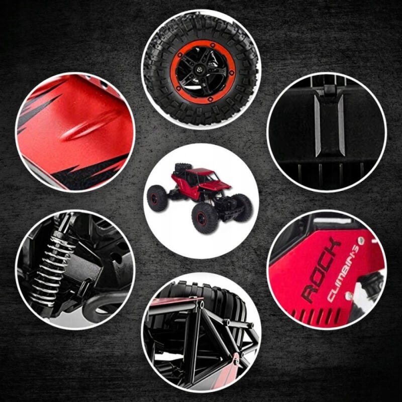 SAMOCHÓD ZDALNIE STEROWANY TERENOWY 4x4 RC AUTO NA STER KASKADERSKI MOCNY