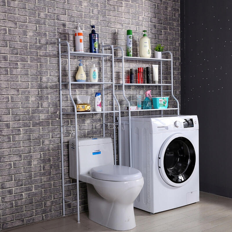 PÓŁKA ŁAZIENKOWA STOJĄCA REGAŁ ŁAZIENKOWY NAD PRALKĘ WC SEDES BIAŁA 3 PÓŁKI