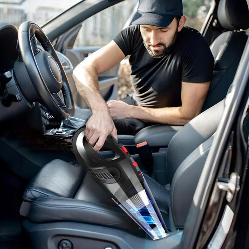 ODKURZACZ SAMOCHODOWY BEZWORKOWY RĘCZNY PRZENOŚNY PRZEWODOWY MOCNY 120W 12V