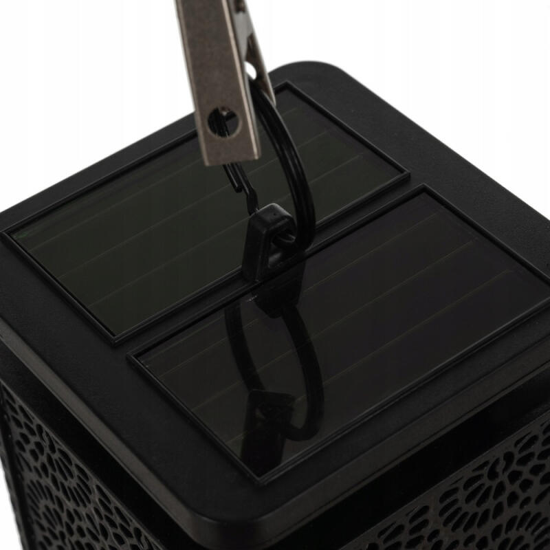 LAMPION LAMPA SOLARNA OGRODOWA LED WISZĄCA LATARENKA LATARNIA PŁOMIŃ LAMPKA