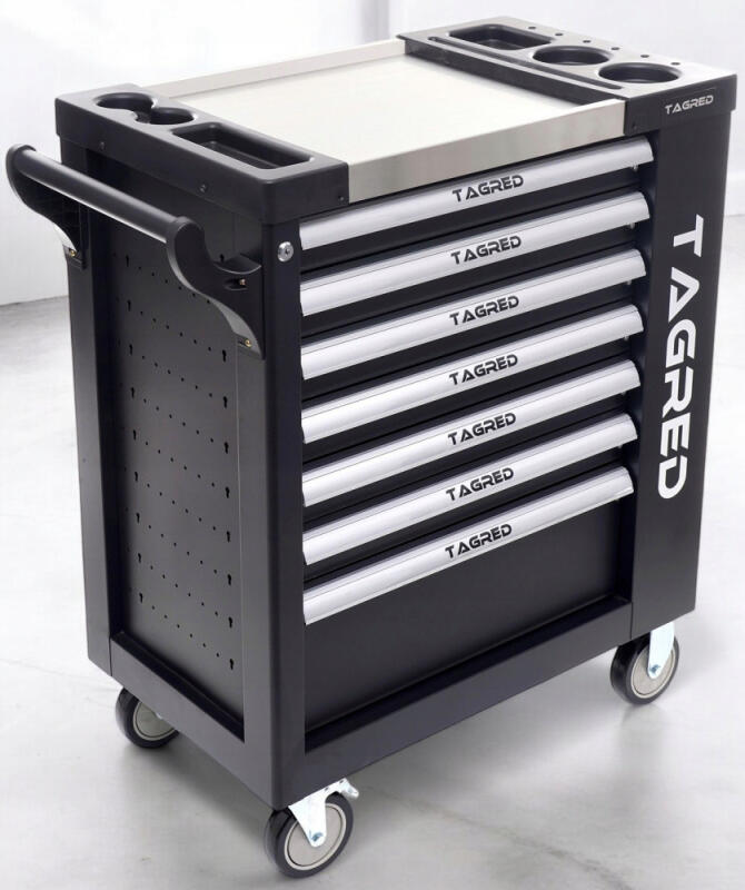 WÓZEK NARZĘDZIOWY WARSZTATOWY PROFESJONALNA SZAFKA NA KÓŁKACH ORGANIZER