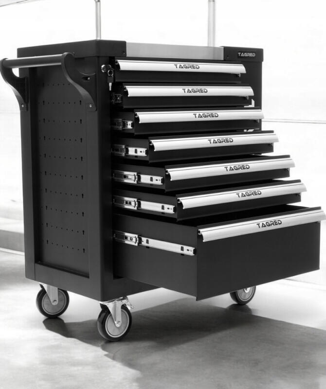 WÓZEK NARZĘDZIOWY WARSZTATOWY PROFESJONALNA SZAFKA NA KÓŁKACH ORGANIZER