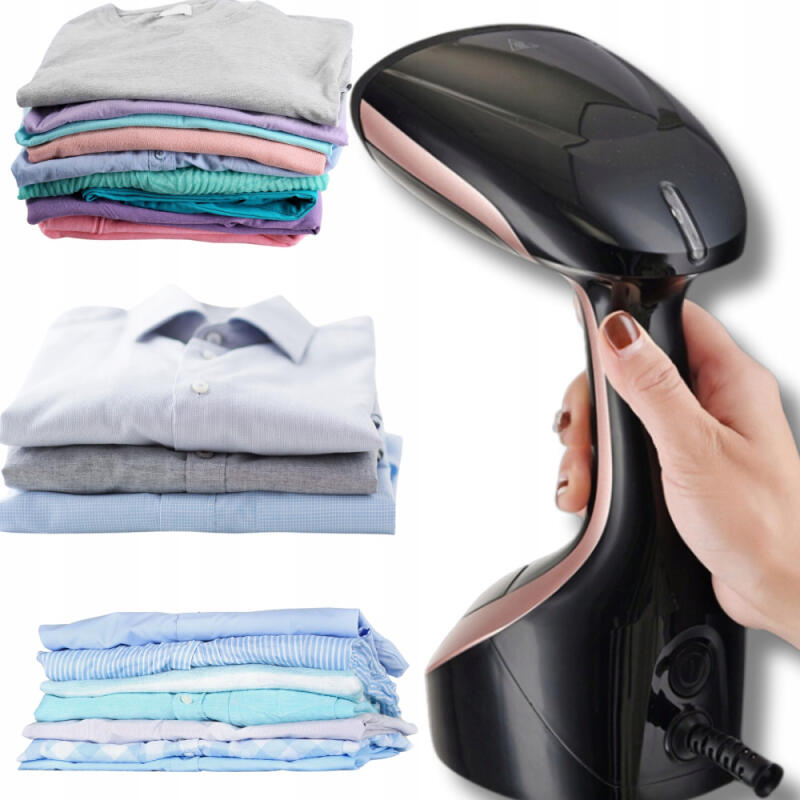 PAROWNICA DO UBRAŃ STEAMER RĘCZNA MOCNE ŻELAZKO PAROWE 1600W NAKŁADKA