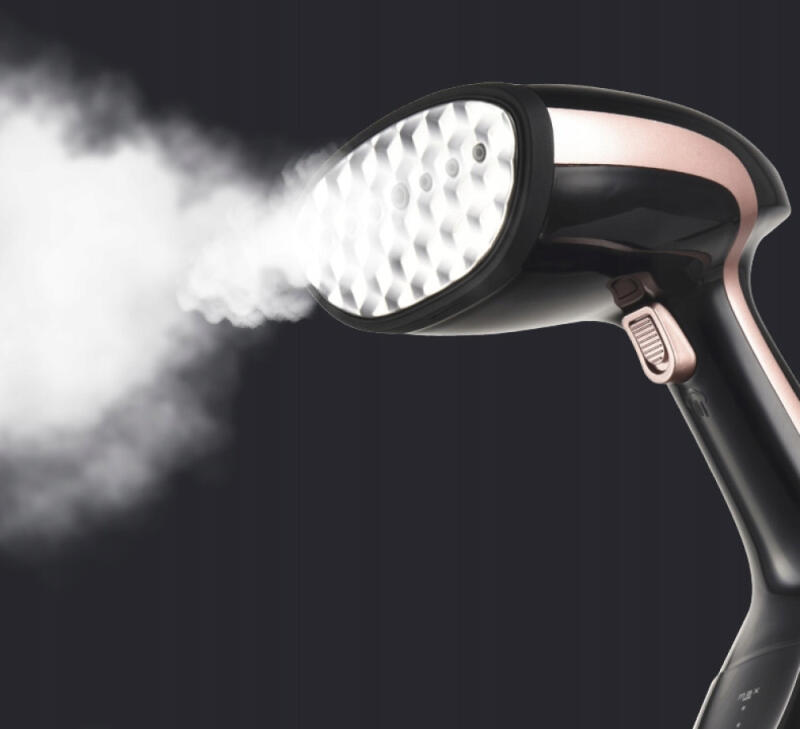 PAROWNICA DO UBRAŃ STEAMER RĘCZNA MOCNE ŻELAZKO PAROWE 1600W NAKŁADKA