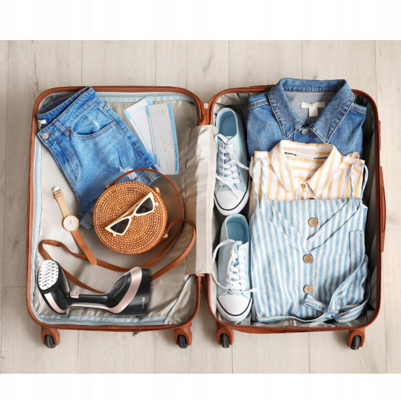 PAROWNICA DO UBRAŃ STEAMER RĘCZNA MOCNE ŻELAZKO PAROWE 1600W NAKŁADKA