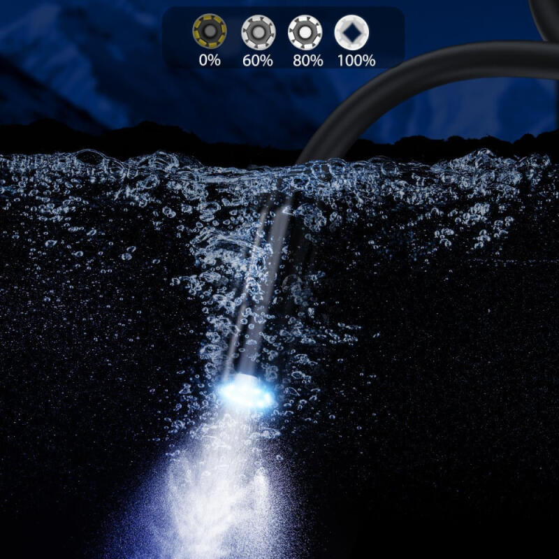 KAMERA INSPEKCYJNA ENDOSKOP 5M FULLHD LCD 4,3 8LED WARSZTATOWA RUR SILNIKA