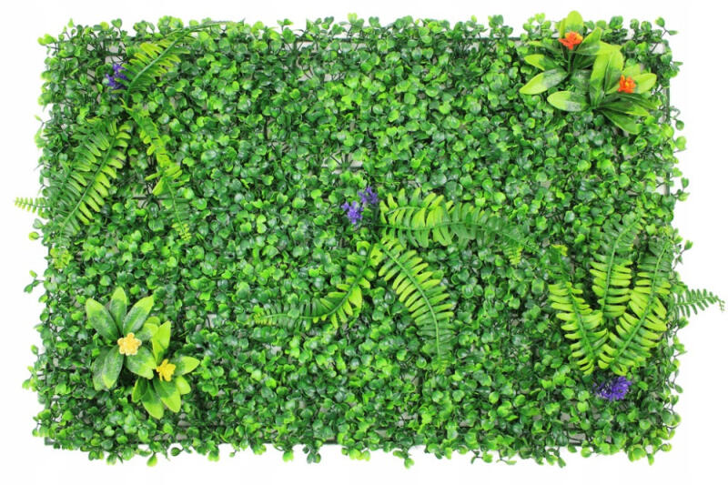 SZTUCZNY ŻYWOPŁOT ZIELONA ŚCIANA PANEL ROŚLINNY OSŁONA BALKON OGRÓD POKÓJ