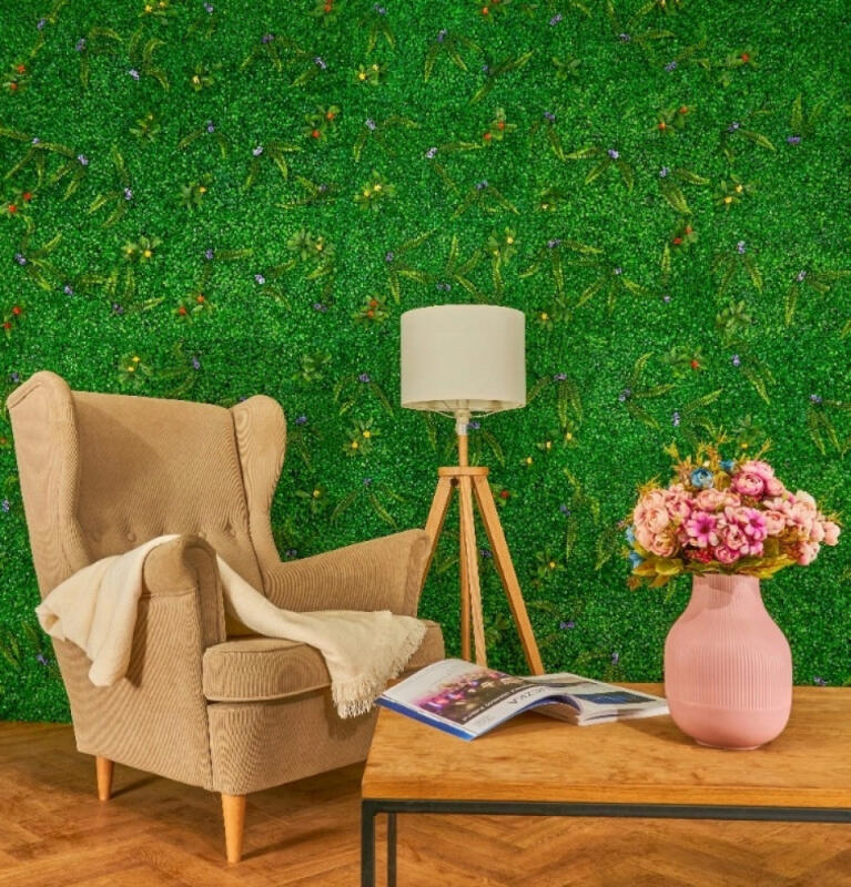 SZTUCZNY ŻYWOPŁOT ZIELONA ŚCIANA PANEL ROŚLINNY OSŁONA BALKON OGRÓD POKÓJ