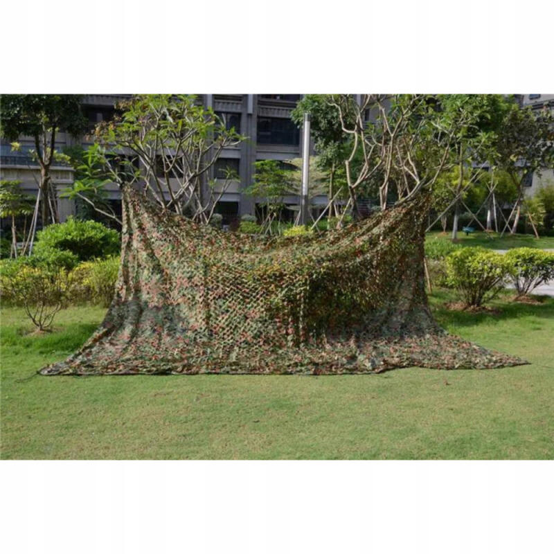 SIATKA MASKUJĄCA WOJSKOWA MORO NA OGRODZENIE OSŁONA KAMUFLAŻ OGRODOWA 2x5m