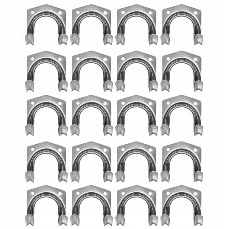 WIESZAK ŚCIENNY NA NARZĘDZIA OGRODOWE UCHWYT MIOTŁY GRABIE MOP ŁOPATE 20szt