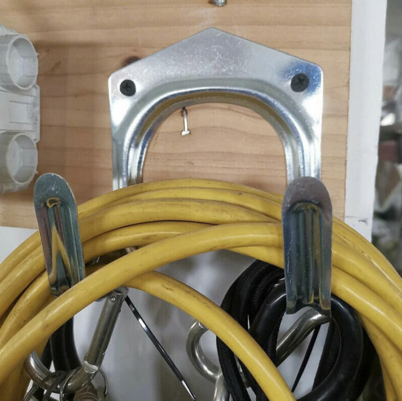 WIESZAK ŚCIENNY NA NARZĘDZIA OGRODOWE UCHWYT MIOTŁY GRABIE MOP ŁOPATE 20szt