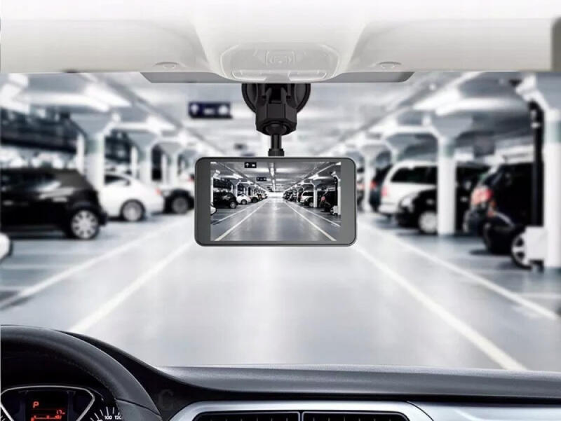 KAMERA COFANIA WIDEO REJESTRATOR JAZDY FULL HD PRZÓD TYŁ MenuPL KARTA 64 GB