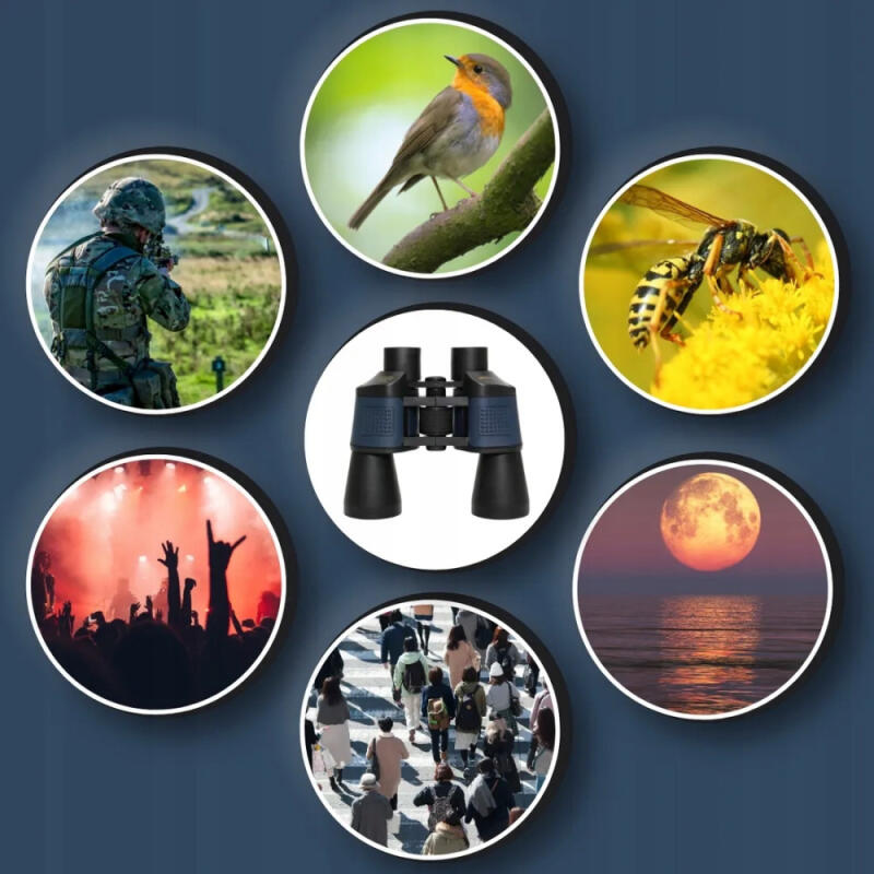 LORNETKA WOJSKOWA TAKTYCZNA 50x50 MOCNA SURVIVAL N WYPRAWE WODOODPORNA ETUI