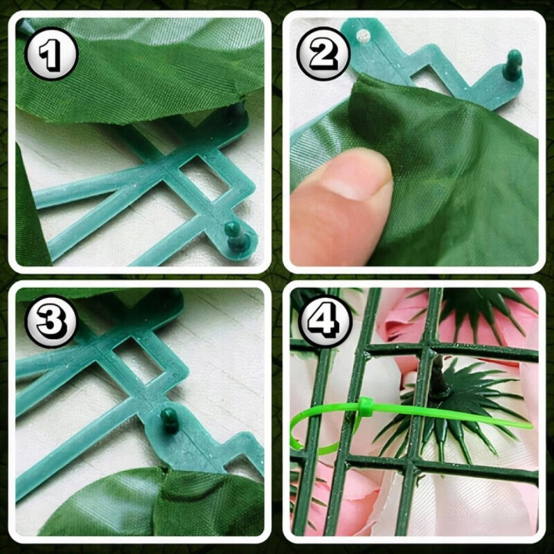 SZTUCZNY BLUSZCZ ŻYWOPŁOT NA ŚCIANE 1x5m ZIELONA ŚCIANA SIATKA CIENIUJĄCA