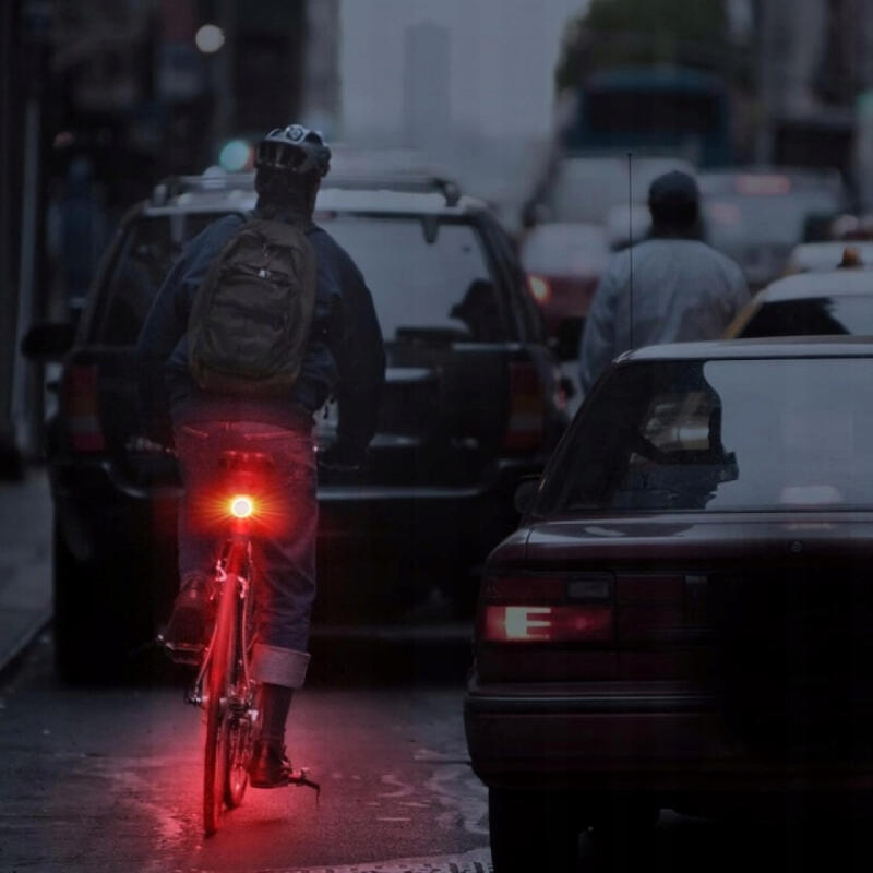 Alarm Rowerowy Na Pilota Bezprzewodowy Lampka Tylna 2w1 Do Roweru Głośny