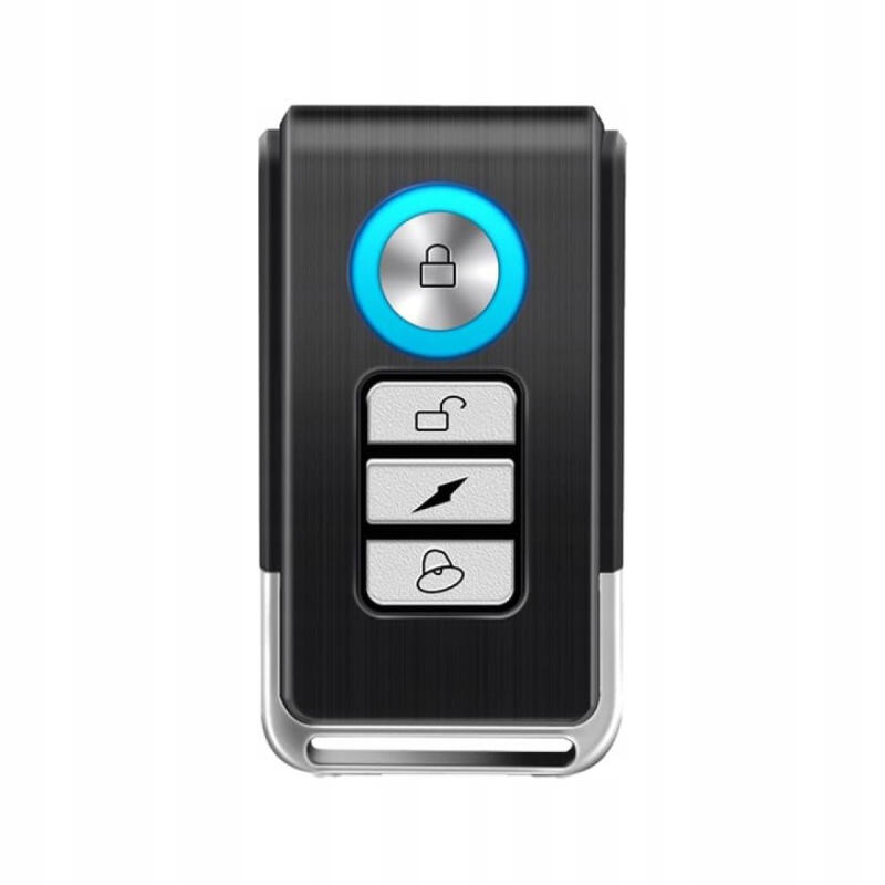 Alarm Rowerowy Na Pilota Bezprzewodowy Lampka Tylna 2w1 Do Roweru Głośny