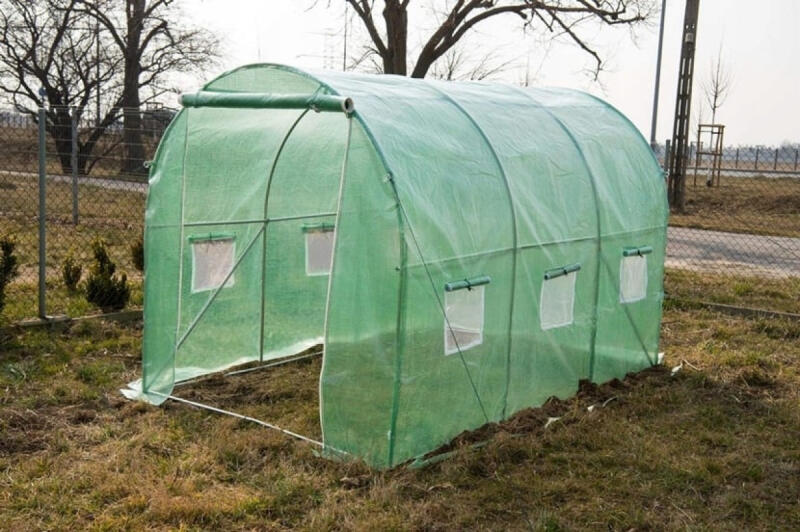 TUNEL FOLIOWY 2x3 NAMIOT OGRODOWY SZKLARNIA NA WARZYWA 6m2 MOCNY + GRATIS