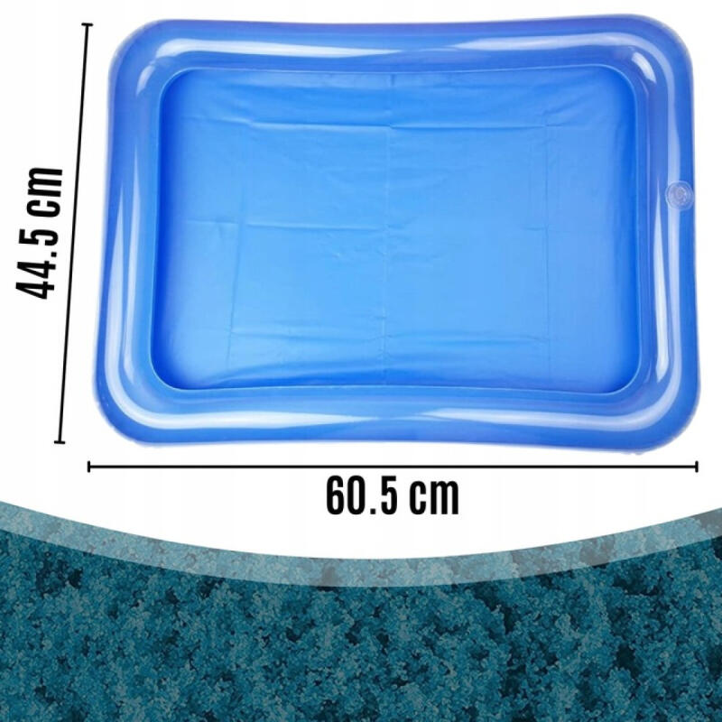 PIASEK KINETYCZNY ZESTAW XL PIASKOWNICA BASEN FOREMKI KOLOROWY PLASTYCZNY