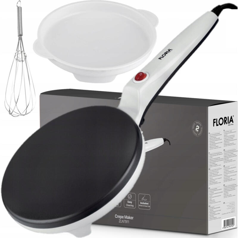 NALEŚNIKARKA ELEKTRYCZNA PATELNIA DO NALEŚNIKÓW SZYBKA BEZ TŁUSZCZU ZESTAW