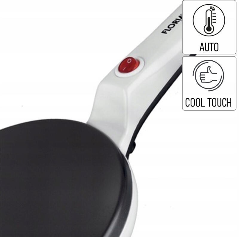 NALEŚNIKARKA ELEKTRYCZNA PATELNIA DO NALEŚNIKÓW SZYBKA BEZ TŁUSZCZU ZESTAW