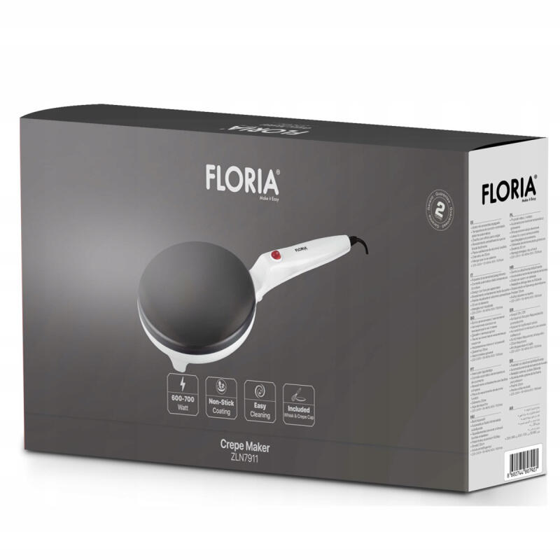 NALEŚNIKARKA ELEKTRYCZNA PATELNIA DO NALEŚNIKÓW SZYBKA BEZ TŁUSZCZU ZESTAW