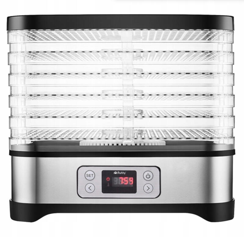 Suszarka Do Grzybów Owoców Ziół Warzyw DUŻA Termoobieg 5 Sit 400W + Gratis