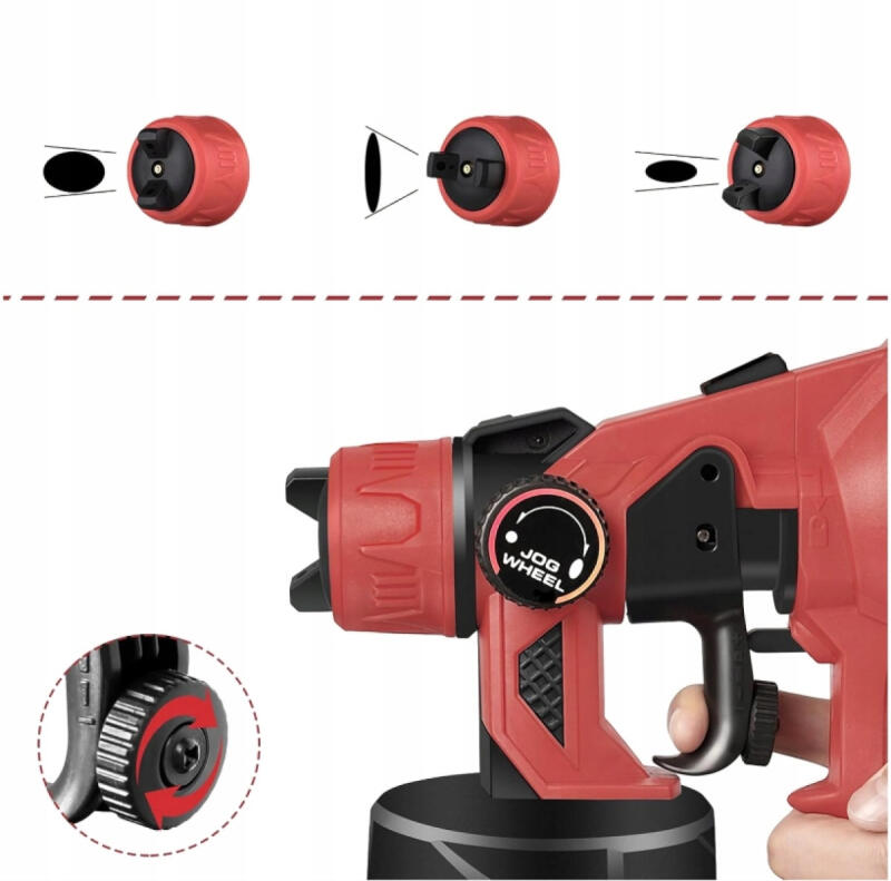 Pistolet Do Malowania Ścian Sufitów Elektryczny Agregat Malarski 3 Dysze