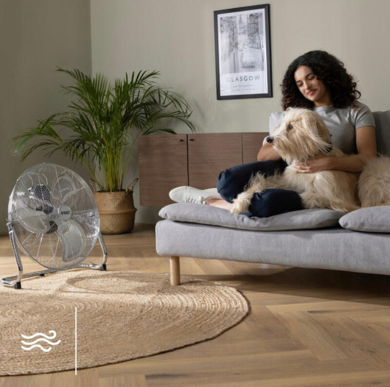 Wentylator Stojący Podłogowy Wiatrak Cyrkulator Powietrza MOCNY 55cmXL 120W