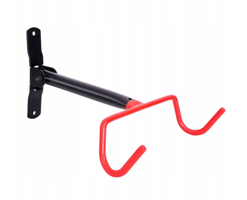 Wieszak Na Rower Ścienny Uchwyt Hak Rowerowy Stal Wytrzymały Składany Śruby