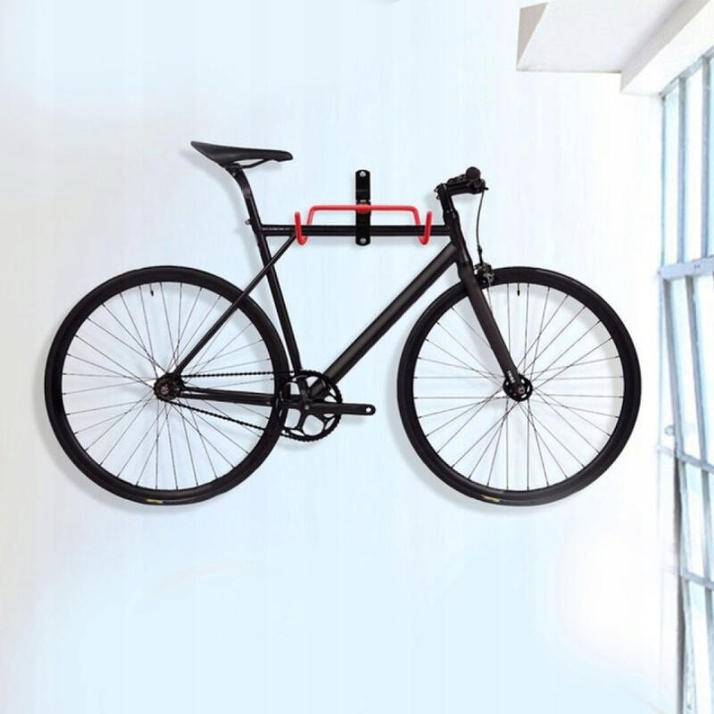 Wieszak Na Rower Ścienny Uchwyt Hak Rowerowy Stal Wytrzymały Składany Śruby