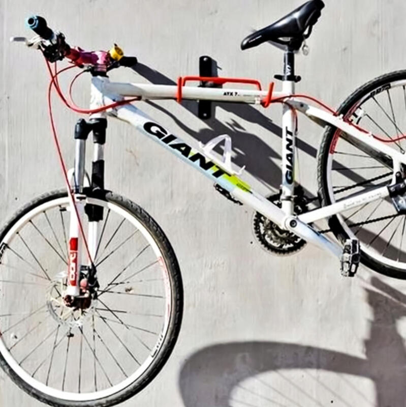 Wieszak Na Rower Ścienny Uchwyt Hak Rowerowy Stal Wytrzymały Składany Śruby