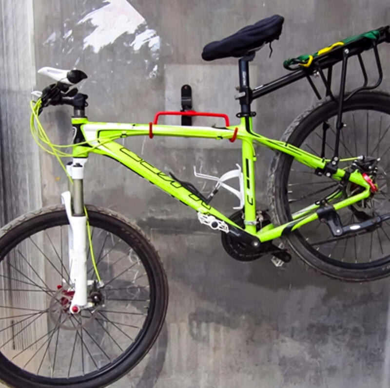 Wieszak Na Rower Ścienny Uchwyt Hak Rowerowy Stal Wytrzymały Składany Śruby