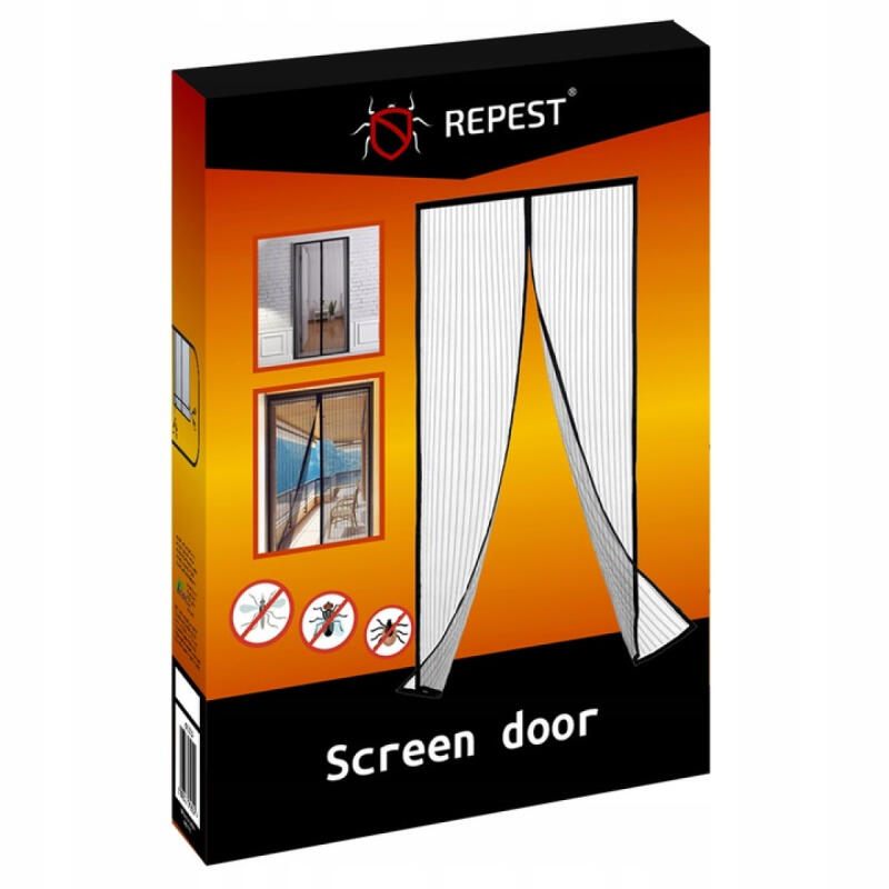 Moskitiera Na Drzwi Balkonowe Tarasowe Siatka Na Owady Komary Magnetyczna