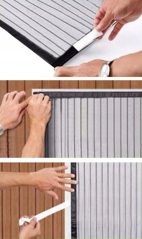 Moskitiera Na Drzwi Balkonowe Tarasowe Siatka Na Owady Komary Magnetyczna