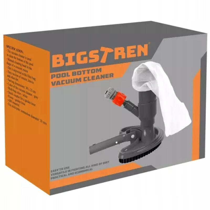 Odkurzacz Do Basenu Do Czyszczenia Dna Basenu Do Oczek Wodnych Siatka 2w1