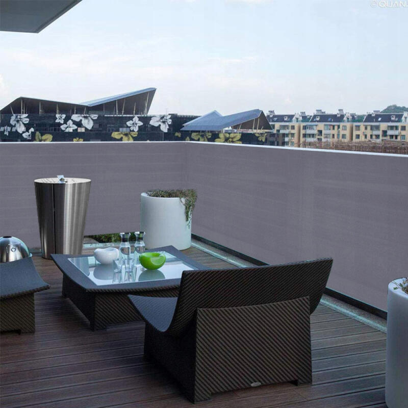 Siatka Cieniująca Na Ogrodzenie Płot Balkon Maskująca 1,5x25m 95% +Trytytki