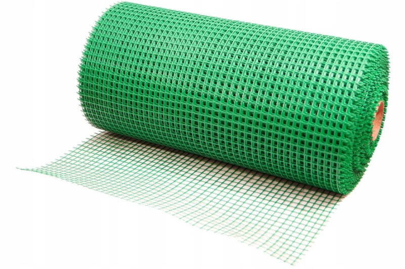 Siatka Ogrodzeniowa Plastikowa PCV 0,4x50m Zielona Rabatowa Ogrodowa 40cm