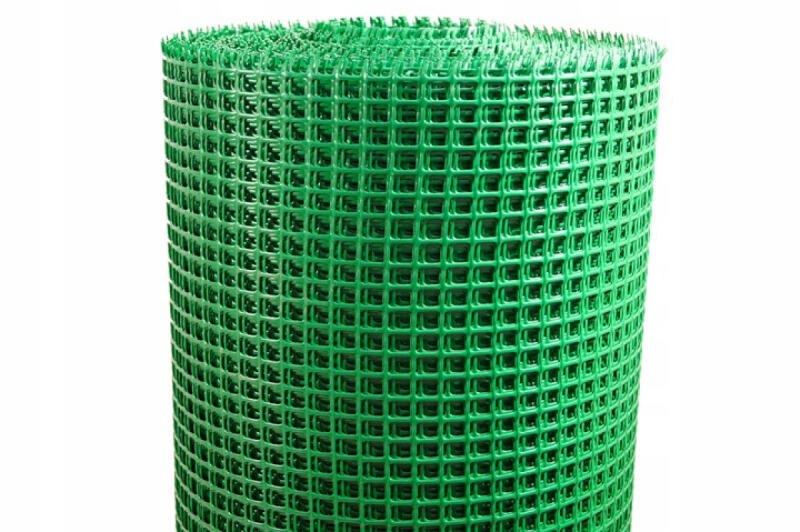 Siatka Ogrodzeniowa Plastikowa PCV 0,4x50m Zielona Rabatowa Ogrodowa 40cm