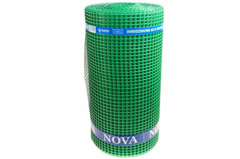 Siatka Ogrodzeniowa Plastikowa PCV 0,4x50m Zielona Rabatowa Ogrodowa 40cm