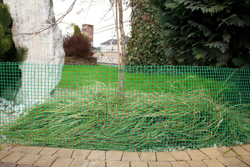 Siatka Ogrodzeniowa Plastikowa PCV 0,4x50m Zielona Rabatowa Ogrodowa 40cm