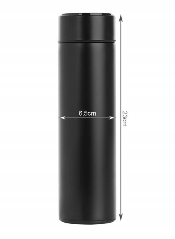 Kubek Termiczny Termos Do Herbaty Kawy Wyświetlacz Temperatury Bidon 500ml