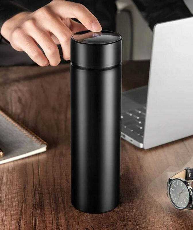 Kubek Termiczny Termos Do Herbaty Kawy Wyświetlacz Temperatury Bidon 500ml